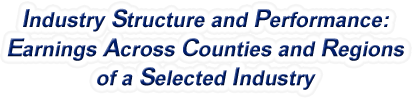 Wisconsin - Earnings Across Counties and Regions of a Selected Industry